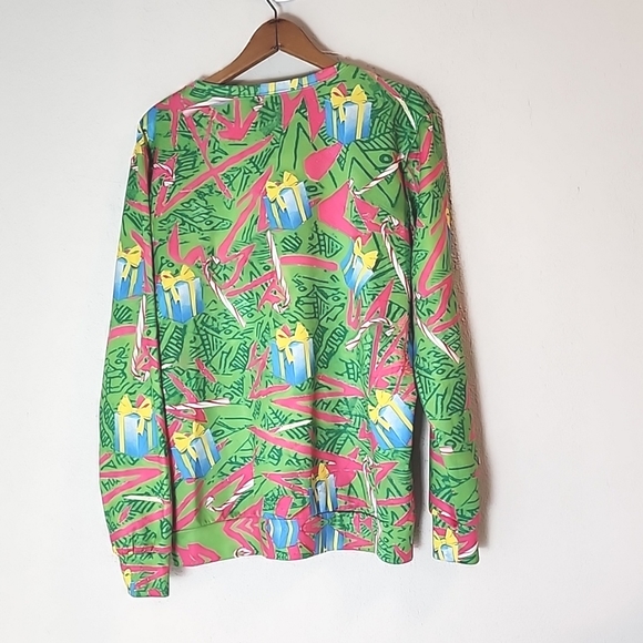 Ugly Christmas Sweatshirt, Carlton from The Fresh Prince of Bel Air, sz L - Picture 3 of 6